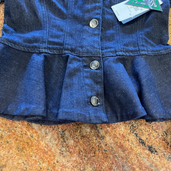 NEW! Guess Denim Peplum Jacket Size XS NWT! - Picture 4 of 9